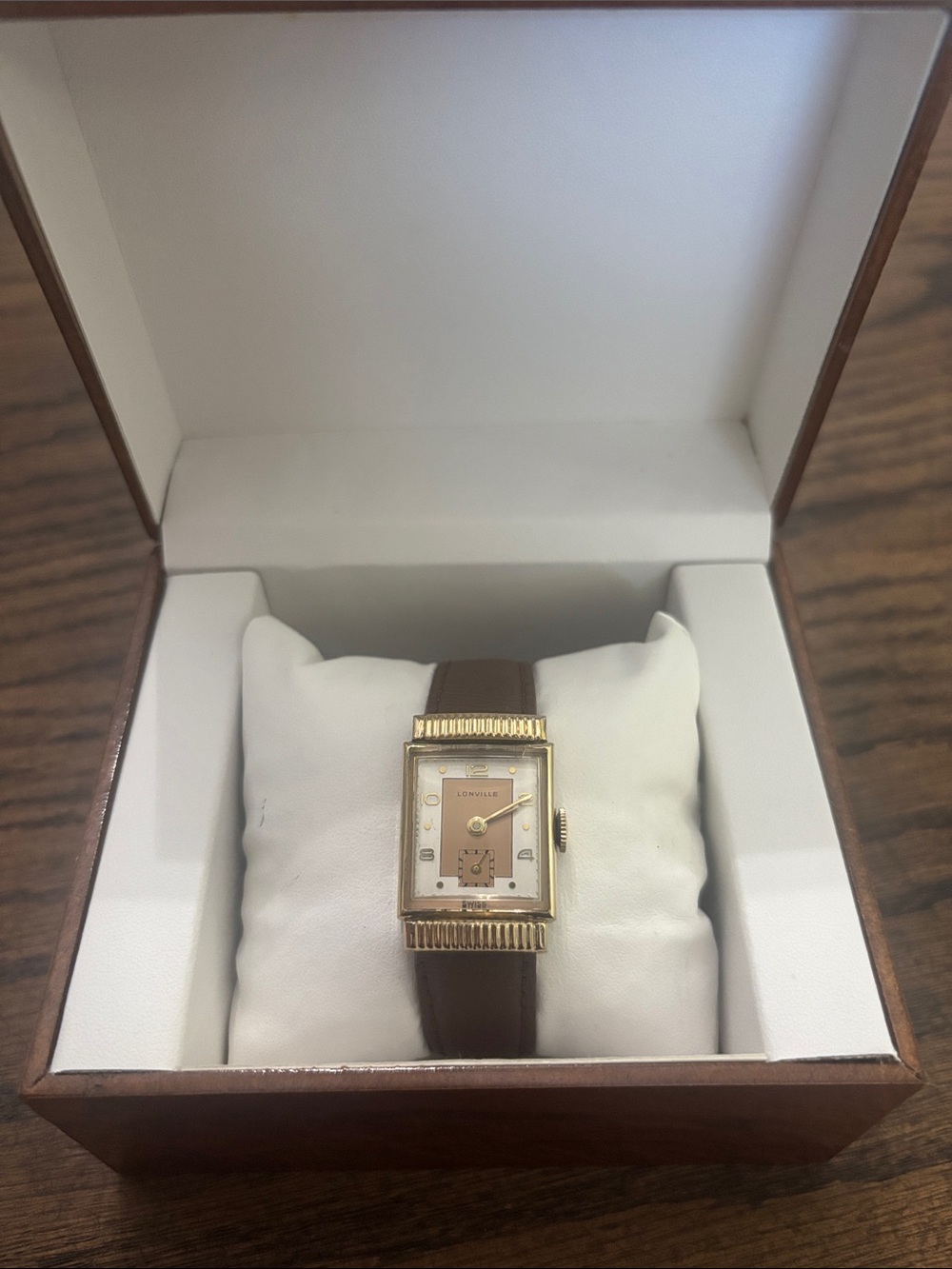 Vintage Lonville Tank Watch – Estimated 1940s–1950s